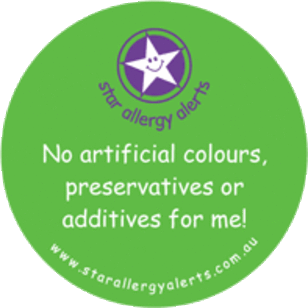 No artificial colours, preservatives or additives for me! Badge Pack image 0